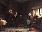 Frederick Daniel Hardy A Sailors Tale painting